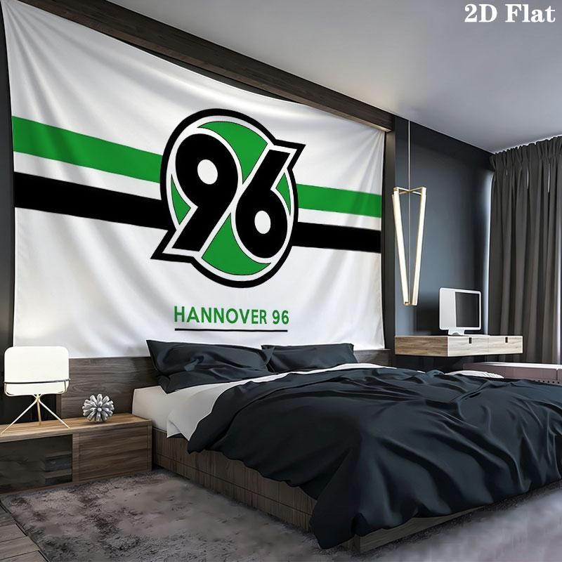 Hannover 96 Wall Tapestry, Aesthetic Printed Fabric Blanket, Suitable for Bedroom, Living Room, and Home Decor.