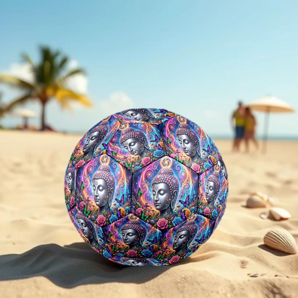 1pc Buddha Dreamscape Durable Size 5 Soccer Ball Professional Match Training Football Indoor &Outdoor Sports Ball P60167