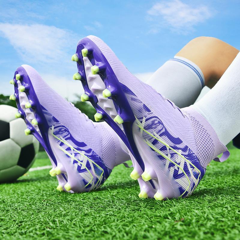 33-45 Herren Langnagel High Top Fußballschuhe Trainingsschuhe Kinderfußballschuhe