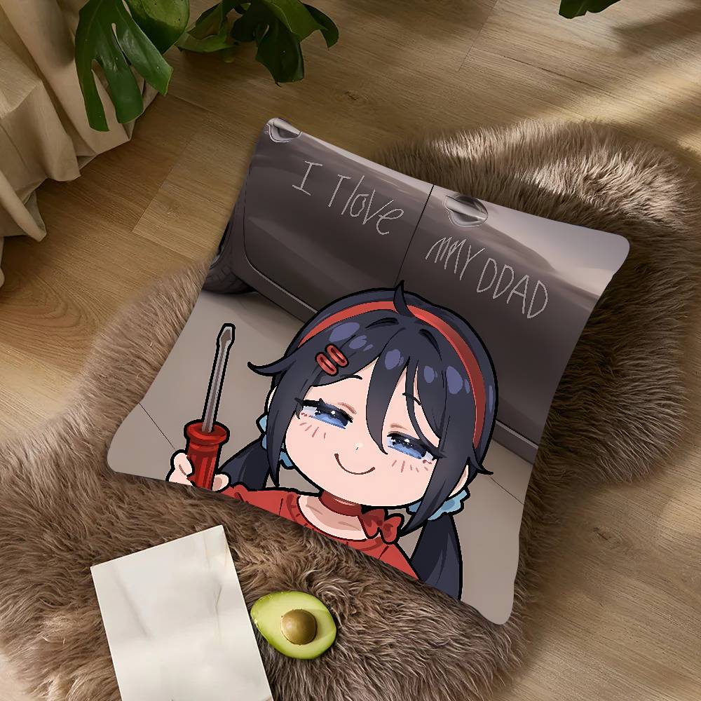 Cute Mita Horror role-playing Game M-MisideS Cushion Cover Decor Home Throw Pillow Covers For Couch Pillow Cover Decorations