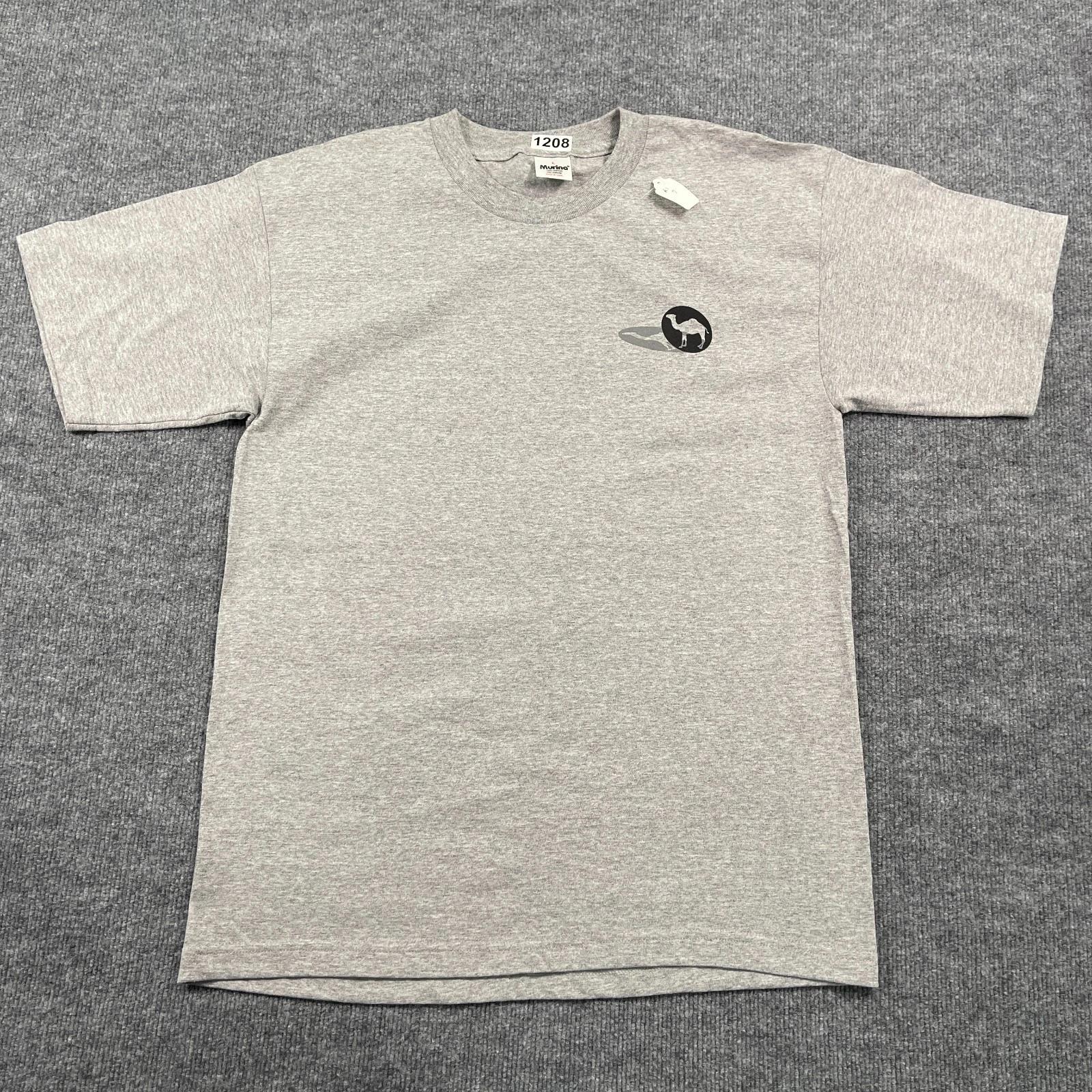 Vintage 90s Murina Joe Camel Shirt Large 21x29 Gray (Deadstock) L