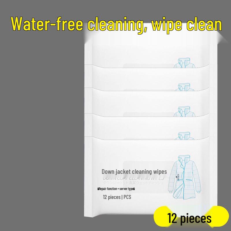 Waterless Down Jacket Cleaning Wipes - Household Dry Stain Remover