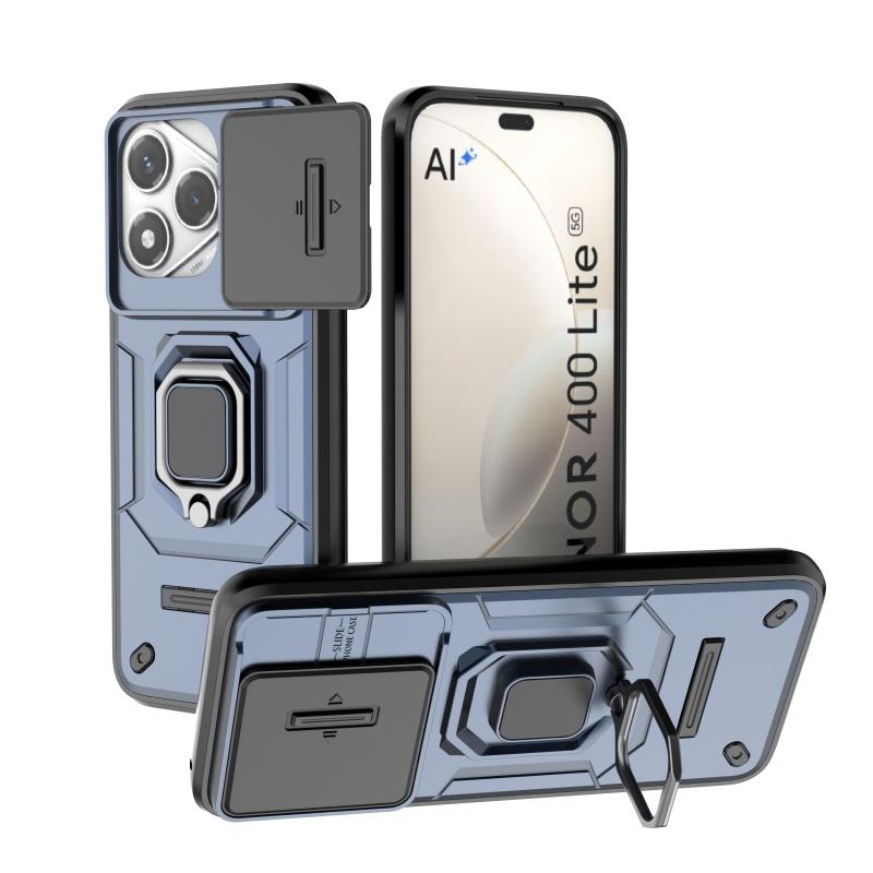 For Honor 400 Lite Case Cover Huawei Honor 400 Lite Capas PC Shockproof Bumper Lens Protective Ring Holder Fundas Honor 400 Lite