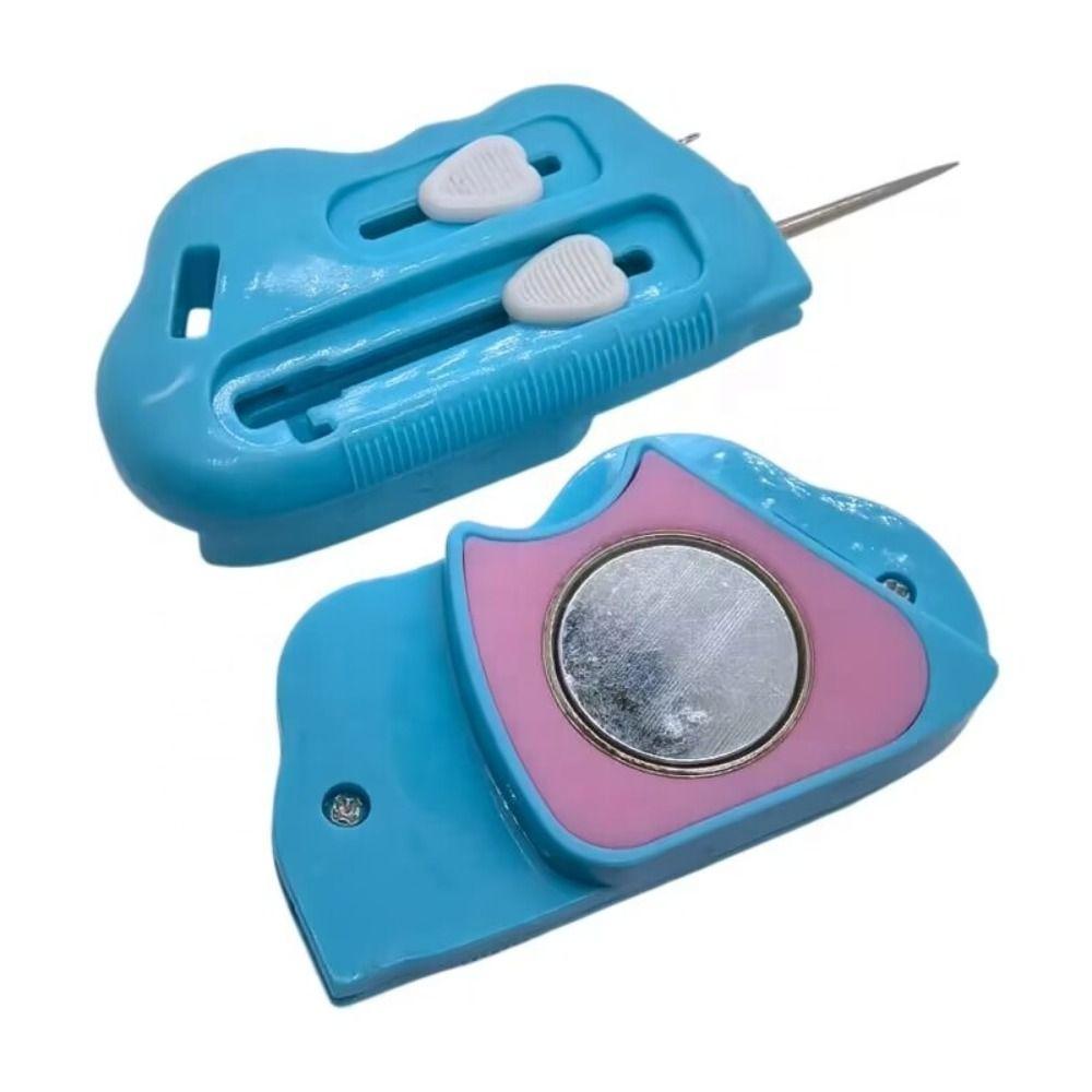 Needle Threader Multi-functional Strong Magnetic Ruler Magnetic Sewing Guide for Needlework