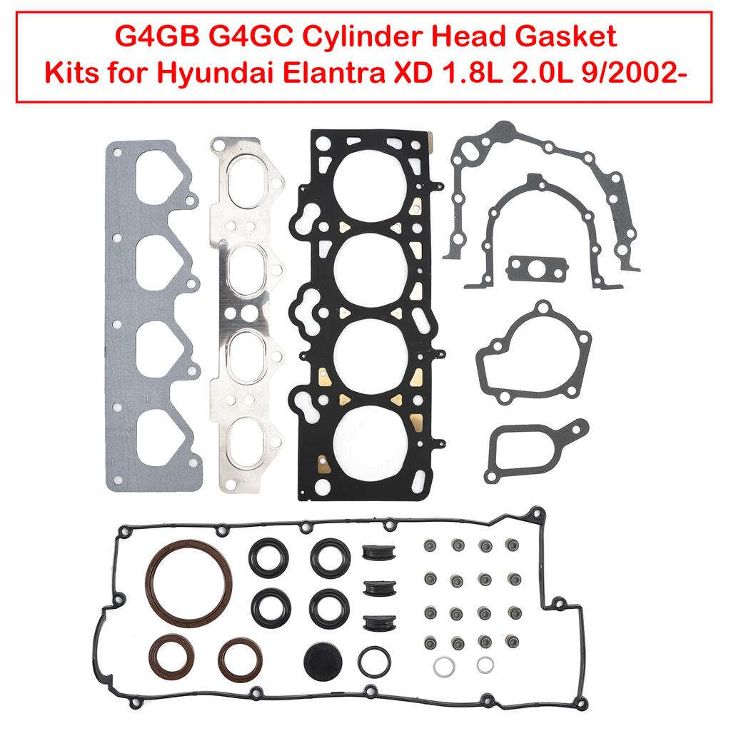 G4GB G4GC Cylinder Head Gasket Kits for Hyundai Elantra XD 1.8L 2.0L 9/2002-
