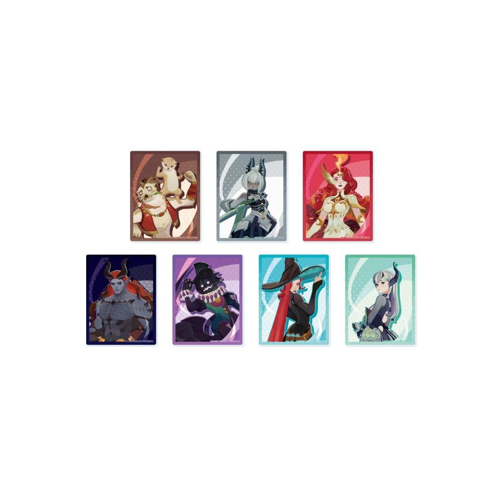 AFK Journey 01 [Официальная иллюстрация] Полный набор акриловых карт (Коробка из 7 предметов)