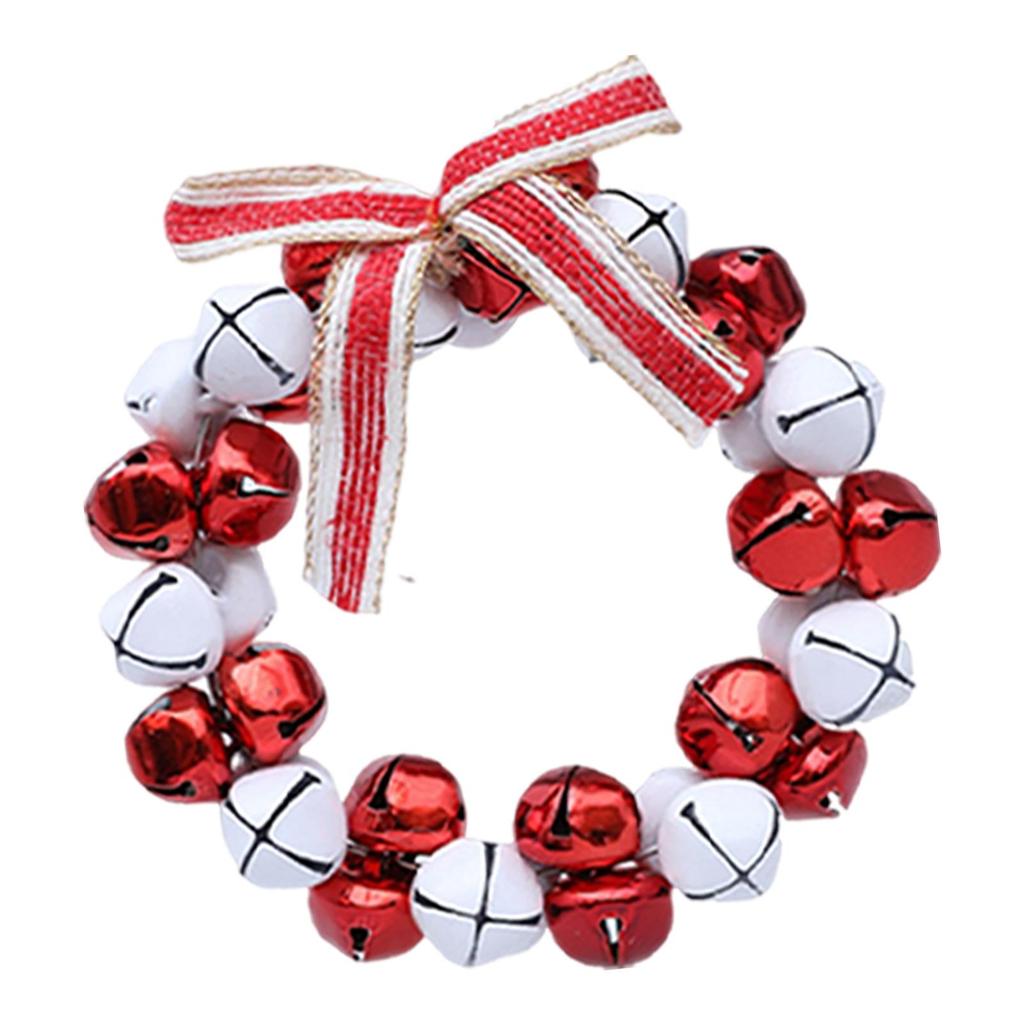 Christmas Bell Garland Accessory Party Supplies Wall Hanging Ornament for Christmas Tree Anniversary Window Bedrooms Outdoor