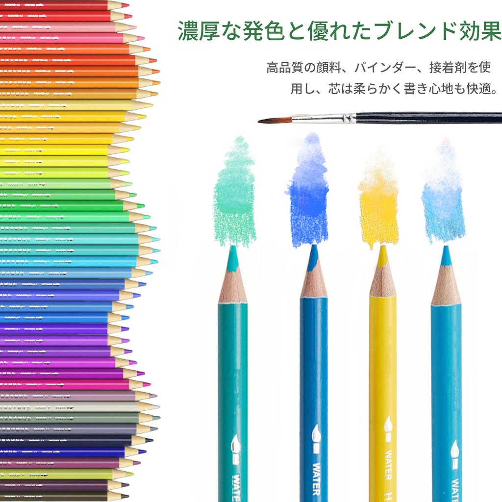 Watercolor Pencils 120 Colors Colored Pencils Art Set Professional Grade Color Pen Set Thick Lead Colored Pencils In a Metal Box Paint Set Back To