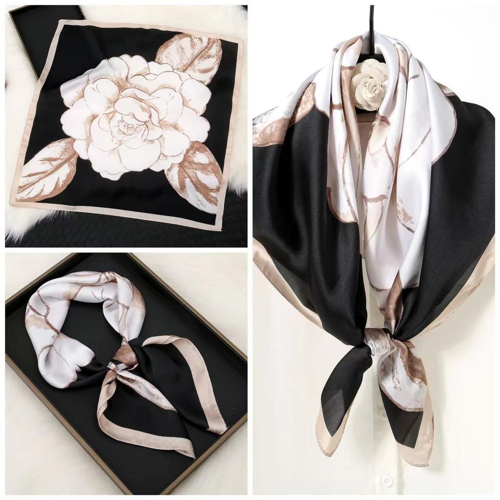 Eleganti Foulard di Seta da Donna Con Centinaia di Camicie, Assistenti di Volo, Decorazione Professionale, Protezione del Collo, Foulard, 70 Foulard Quadrati Piccoli.