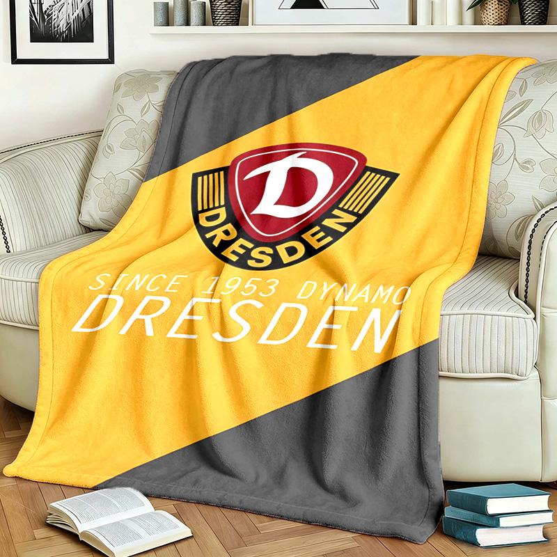 SG Dynamo Dresden Themen-Decke Geeignet für Betten Sofas und Camping Perfekt für Männer und Frauen Komfortable Bettwäsche das ganze Jahr über