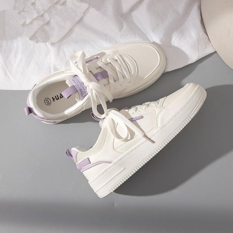 Shoes Women Casual Platform Shoes Fashion Breathable Women's Running Sports Shoes Student Purple Board Shoe Tenis Sneakers Mujer