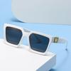 New Fashion Square Sunglasses Men's Sunglasses Big Frame Net Red Tide Street Shooting Sunglasses Personality Trend Glasses Women's Sunglasses