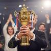 37/42/47/52cm Champion Trophy Gold Color Gold Trophy Metal Trophy  Competition Soccer