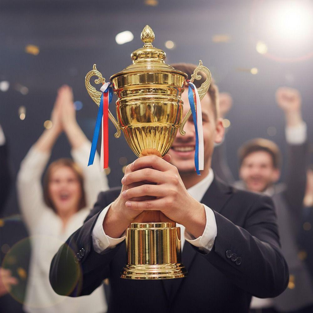 37/42/47/52cm Champion Trophy Gold Color Gold Trophy Metal Trophy  Competition Soccer