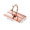 Hand-free Mobile Phone Stand Ultra-thin Adhesive Square Finger Ring Holder Metal Rotatable Back Sticker Bracket Outdoor
