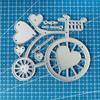 Bike Love Metal Cutting Dies Stencil for DIY Scrapbooking Photo Album Embossing Paper Cards Crafts Diecuts