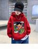 Dragon Ball Z Herbst Winter Jungen Kapuzenpullover Cartoon Drachenfigur Druck Kinder Pullover Hoodie Lässiges Langarm Oberteil
