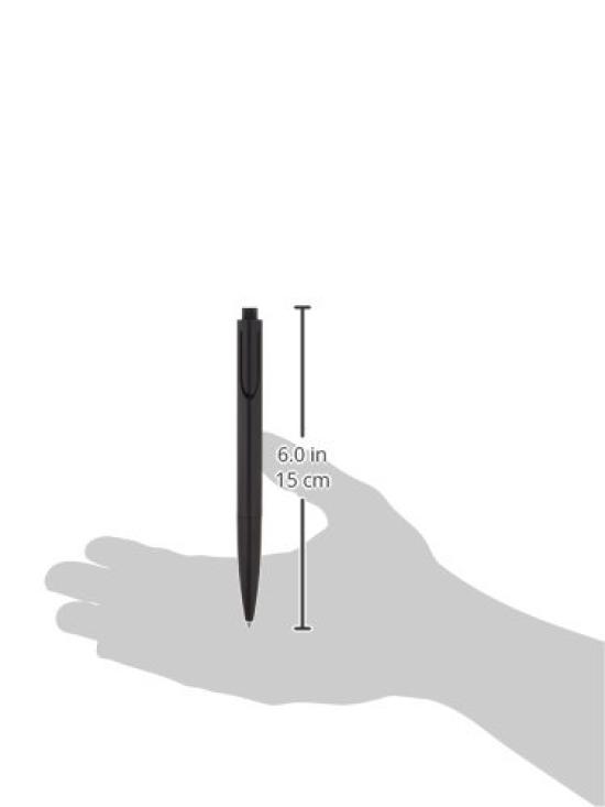 Lamy Noto Black Ballpoint Pen A simple ballpoint pen with a triangular plastic body The clip is shaped like a contoured pencil Includes a M 16 refill