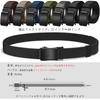 LionVII Elastic Belt Belt for and Golf Nylon Belt for Steplessly Alloy 34mm 125cm Long for Waist Sizes Men's - Auto-Lock Work, Sports, Climbing, -