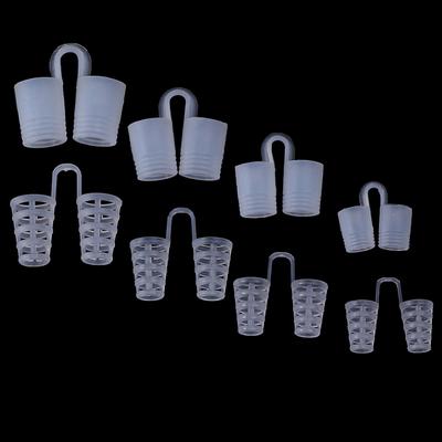 8Pc/Set Anti Snore Nose Clip Breathable Easy Snore Sleep Stopper Device