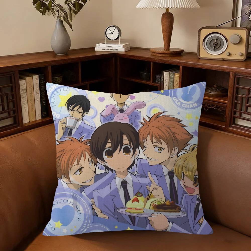 Ouran High School HHost Club Pillow Gift Home Office Decoration Bedroom Sofa Car Cushion Cover case x