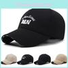 Dn Embroidery Letter Duckbill Baseball Hat Adjustable Sun Breathable Protection