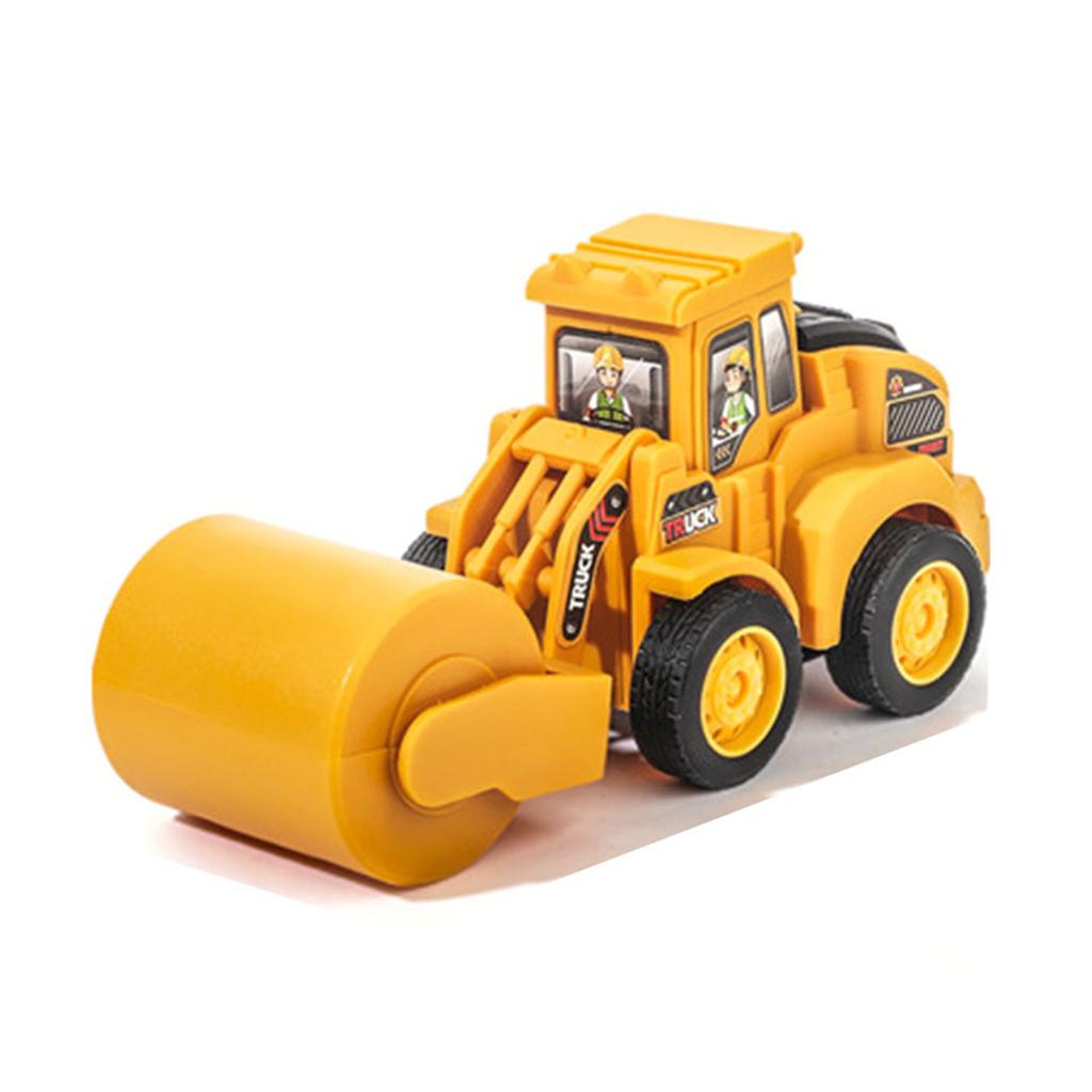 Kids Toy Car Construction Vehicle Press and Go Inspire Imagination and Operation Skills DIY Stickers for Added Fun