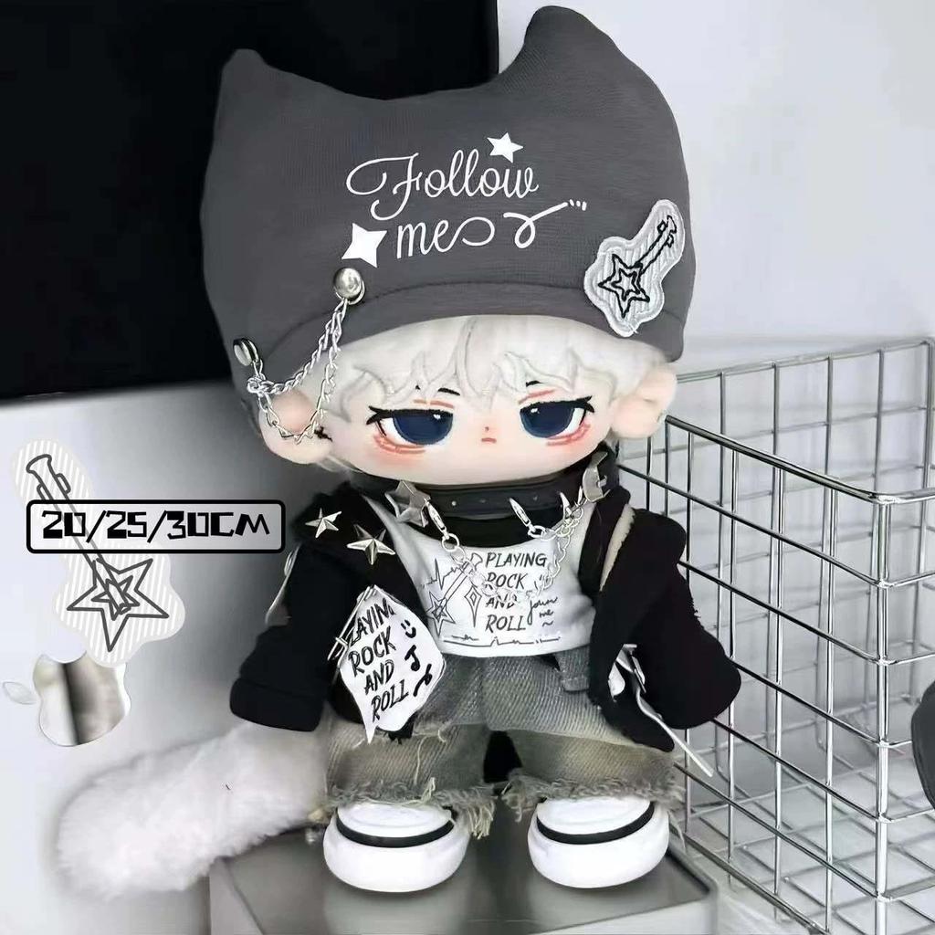 Original Plush Clothes for Plushies, Doll Clothes for 202530cm Dolls, Everyday Clothes for Dolls (5 pieces, 30cm) [Used]