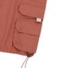 Sun Love Field Cargo Shorts Orange