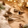 Hangable Christmas Cone Metal Bell Conical Craft Bell New Hanging Bell  Festival Ornament