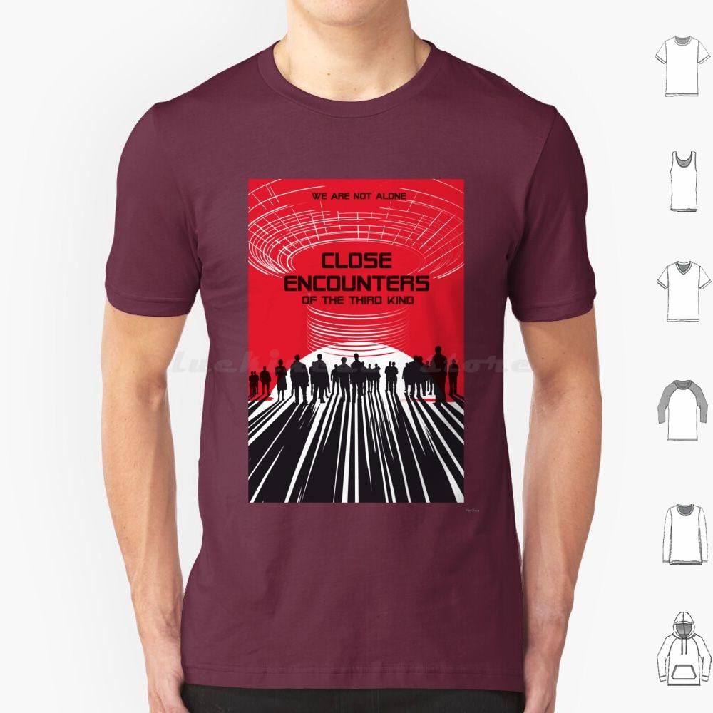 T Shirt 6xl Cotton Cool Tee Movie Cinema Cinephile Retro Scifi Ufo Minimalist I Want To Believe Universe Steven Spielberg