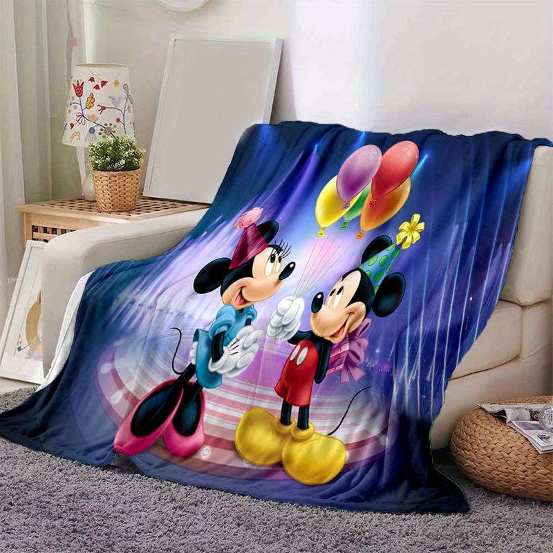Mickey und Minnie Cartoon-Decke: Entzückend, Warm und Perfekt für die Heimdekoration Wohnzimmer, Reisen und Alle Jahreszeiten Weihnachtsdekoration
