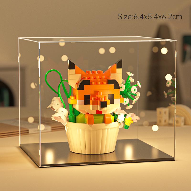 Cartoon Character Micro-blocks Star Belt Lu Kids' Educational Assembly Toys - Blind Box Edition
