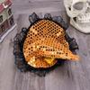 Halloween Witch Hat Pointed for Rhinestone Decor Cap Sorcerer Cap Masquerade Headwear Cosplay Headdress for Halloween Pa