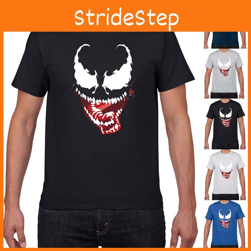 Premium Comic Venom Spider-man Men Short Sleeve T-shirt For Casual Cosplay Wear