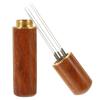 Espresso Coffee Stirrer Needle Wooden Handle Stainless Steel Coffee Powder Stirring Tool Distributor Espresso Distributor