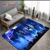 Alfombra de Área Más Nueva de Kpop Bangtan Boys BTS Alfombrilla de Piso para Juegos Infantiles Alfombra Decorativa Más Nueva con Patrón 3D para Sala de Estar