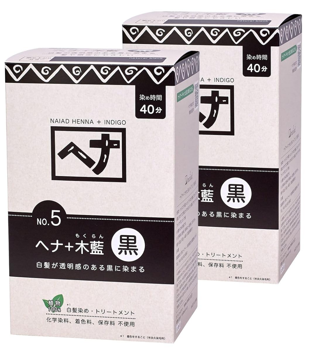 

NAIAD Хна NAIAD для волос Седая Натуральная Хна Всего 800г 100г x 4 x 2 (Набор 2) Черный, Хна, Индиго, Краска, Волосы, Цвет, Женский, Мужской, (Разбивка [1 чёрный