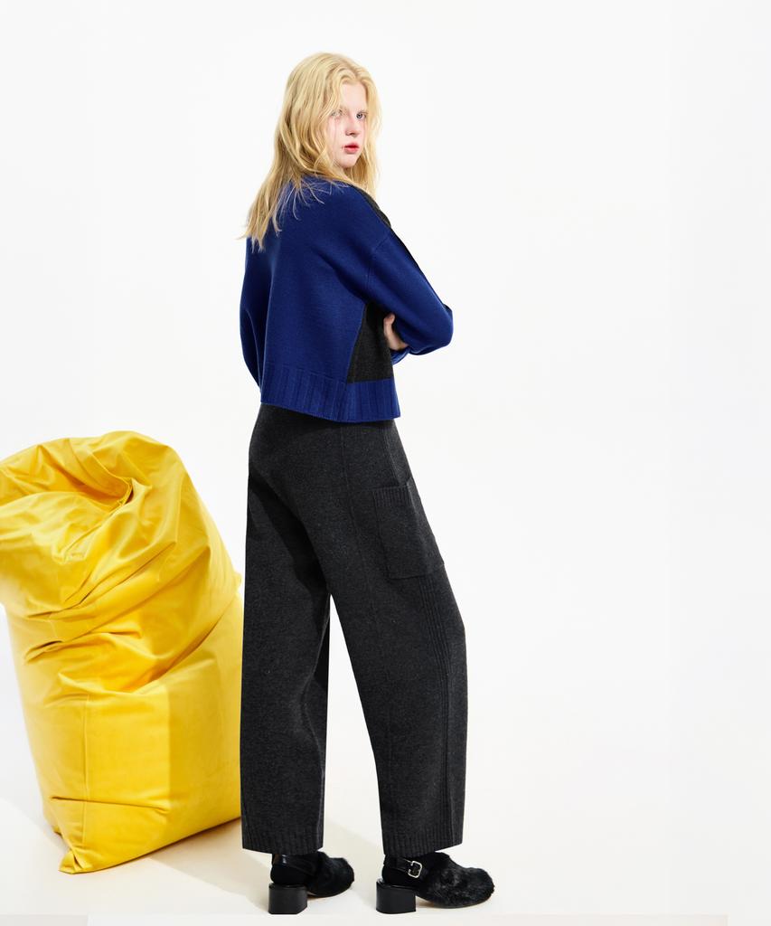 Seunoya 25Fw Wool Whole Garment Knit Pants