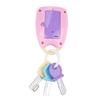 Baby Toy Smart Key Remote Car Control Musical   for Kids Education Toys(Pink)