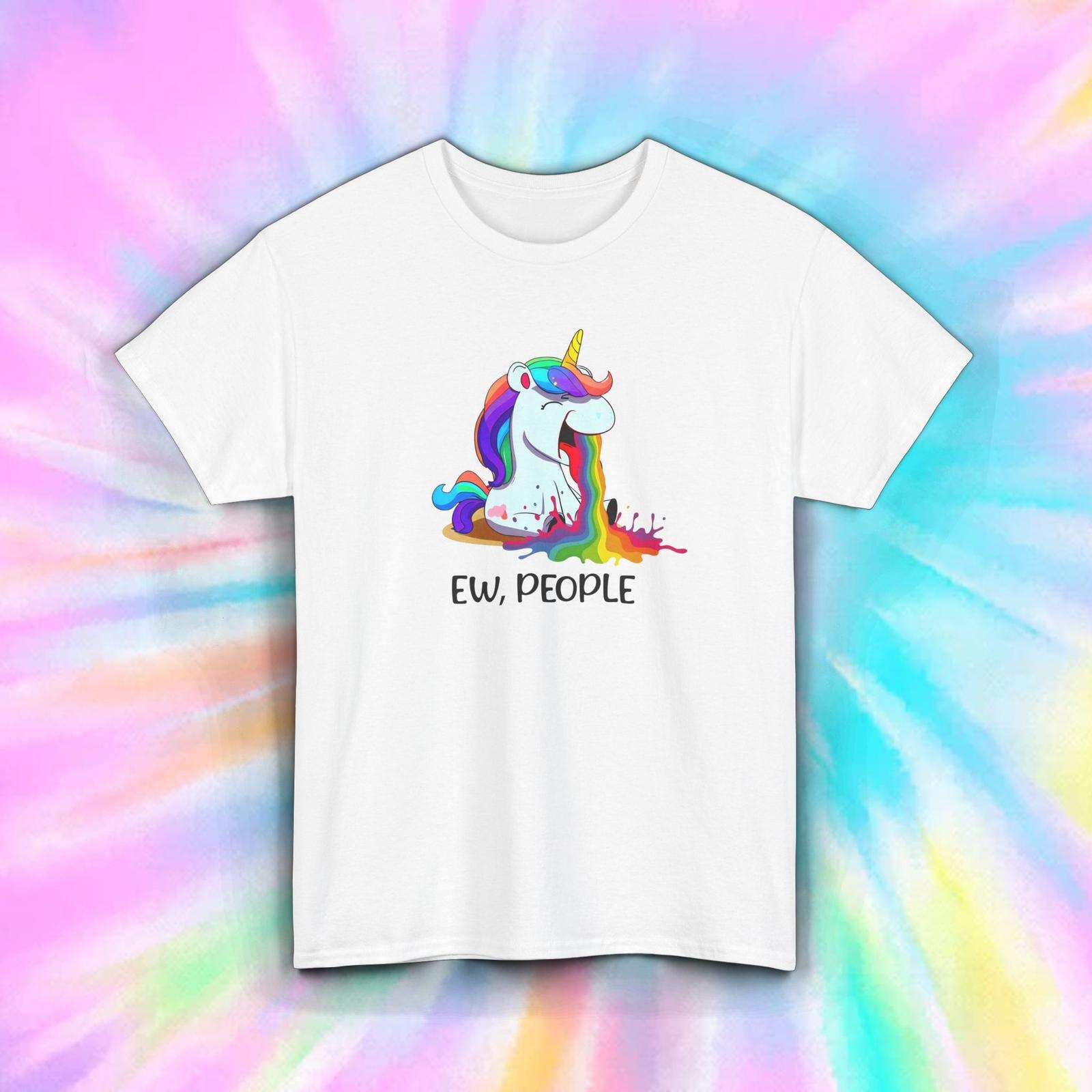 Ew People Shirt Funny Introvert Unicorn Gift S-5XL S