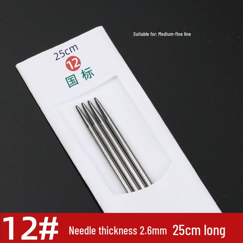 Three Swallow Stainless Steel Knitting Needles Set for Handmade Scarves and Sweaters