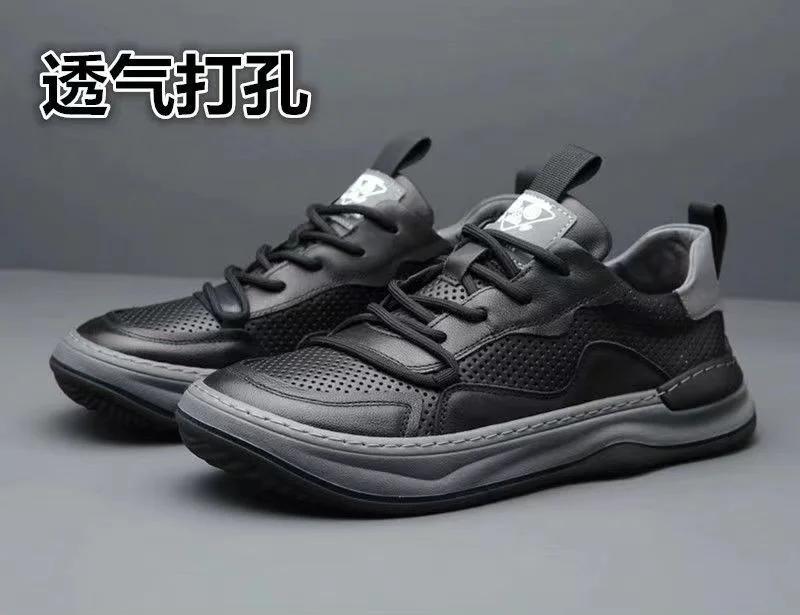 Cowhide Men's Casual Shoes Outdoor Men's Leather Sports Shoes Men Loafers Shoes