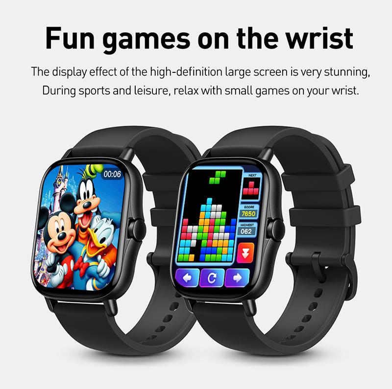 Men Women Smartwatch Fitness Clock Bluetooth Hd Calls Sleep Monitor Smart Watch Support Siri Dial Girls Kids Gold Watches