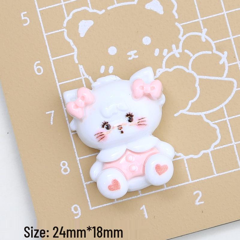 Kawaii Animal Cartoon Resin Shoe Buckle & DIY Jewelry Hair Clip Accessories