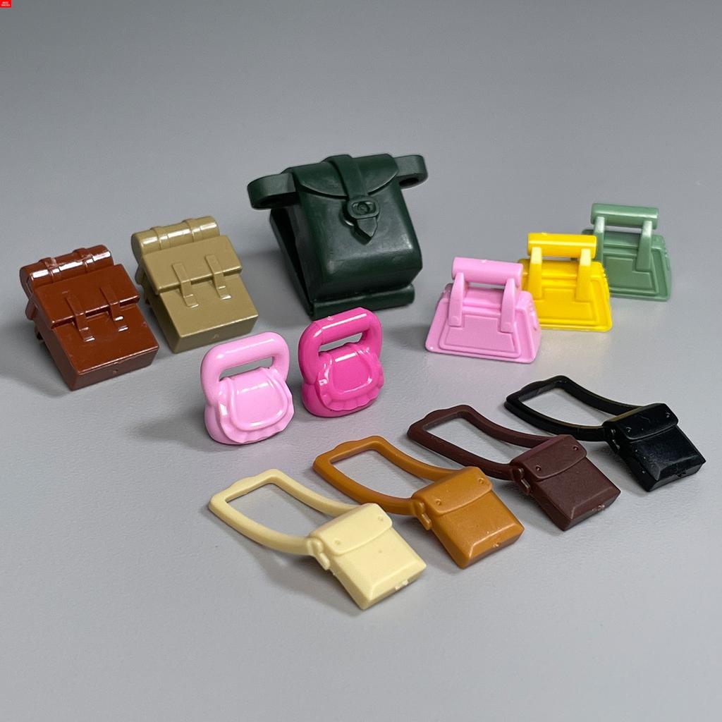 MOC Bricks Handbag Bag Backpack For Building Blocks Accessories 93091 Assembles Particles Children's Toys