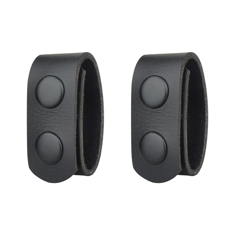 2Pcs/4Pcs Double Snap Belt Keeper Leather Tactical Belt Keeper Loop Belt Buckle For 2-2.25inch Hunting Fixed Accessories