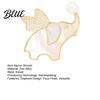 Zinc Alloy Brooch Women Flying Elephant Design Lapel Pin