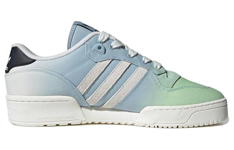 adidas Originals Rivalry Abrasion Resistant Low Top Skateboard Shoes Men's Blue White IH2496