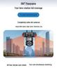 8MP Four-Lens Solar 4G Night Vision Outdoor Camera - Wireless, Remote Surveillance
